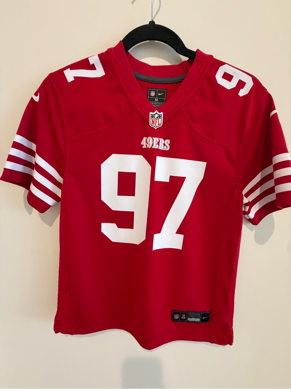 NFL Youth Red San Francisco 49ers Nick Bosa #97 Jersey